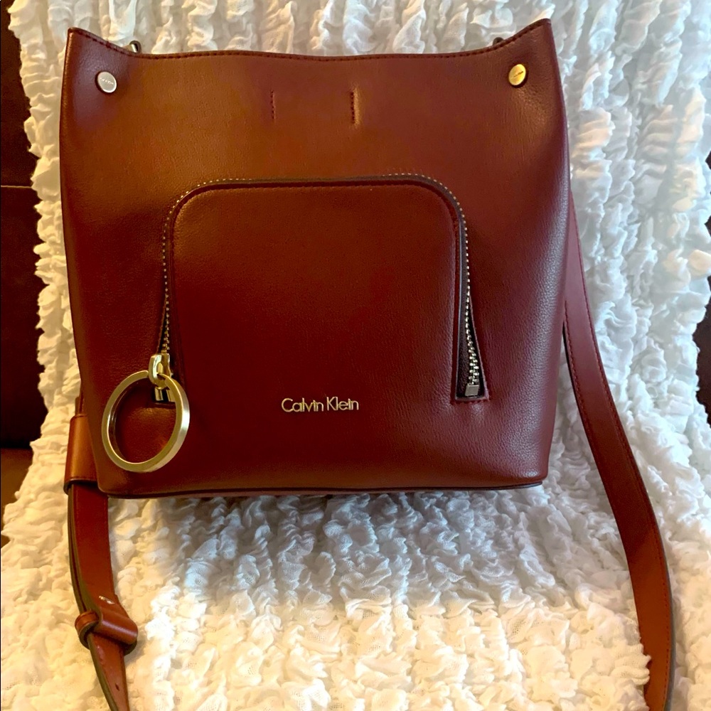 Calvin Klein Bucket Bag with Ring Detail